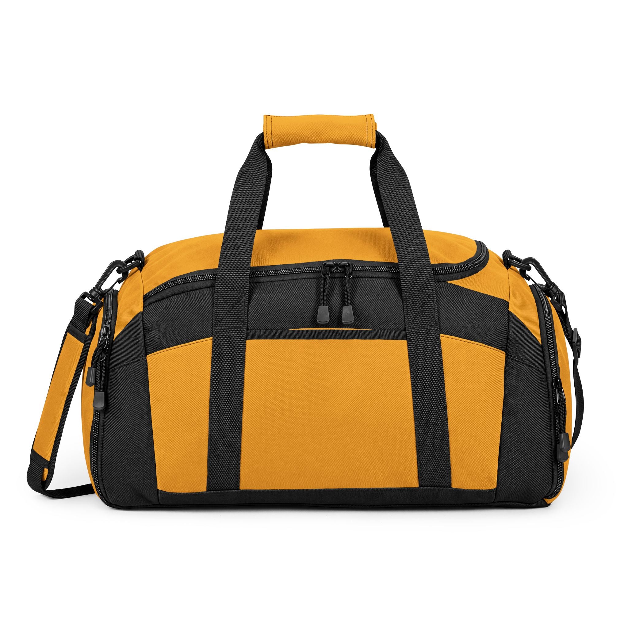 Gold Monogram RT Logo Gym Bag | Personalized Sports Duffel
