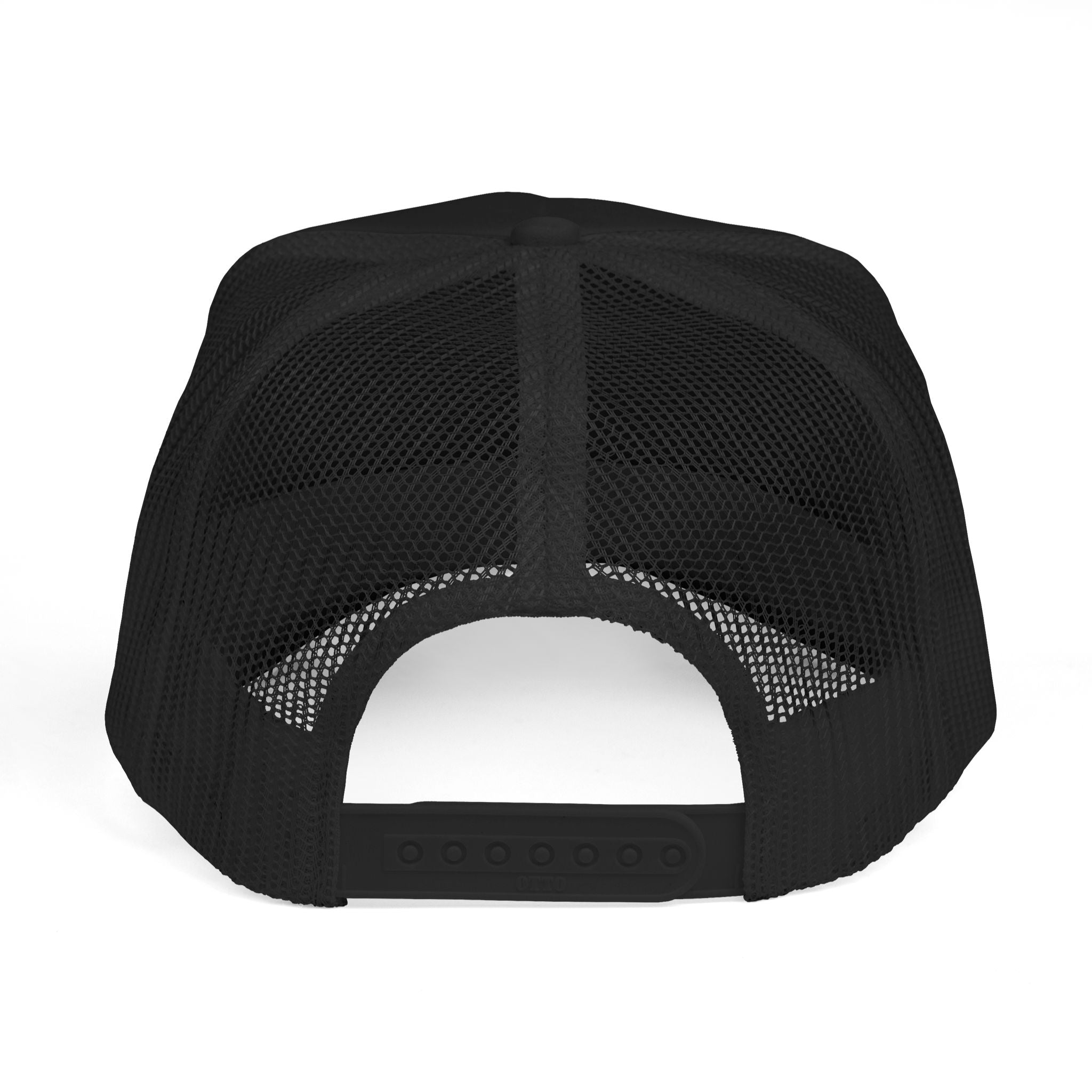 Gold RT Logo Trucker Hat | Metallic Monogram Foam Trucker Hat