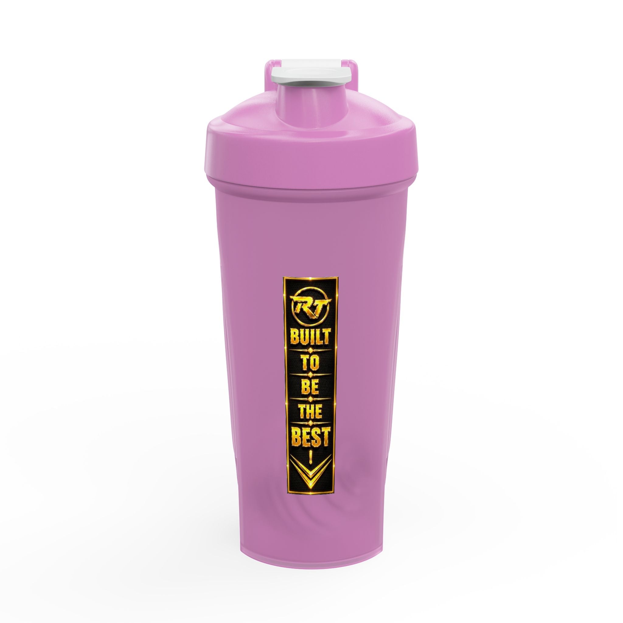 Built to Be the Best Protein Shaker | Gold Emblem Gym Bottle