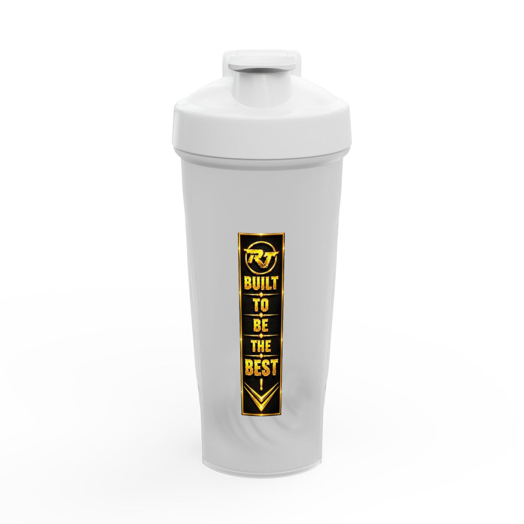 Built to Be the Best Protein Shaker | Gold Emblem Gym Bottle