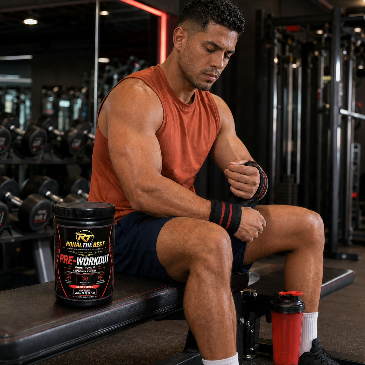 Pre-Workout Fruit Punch – Explosive Energy – 30 Servings