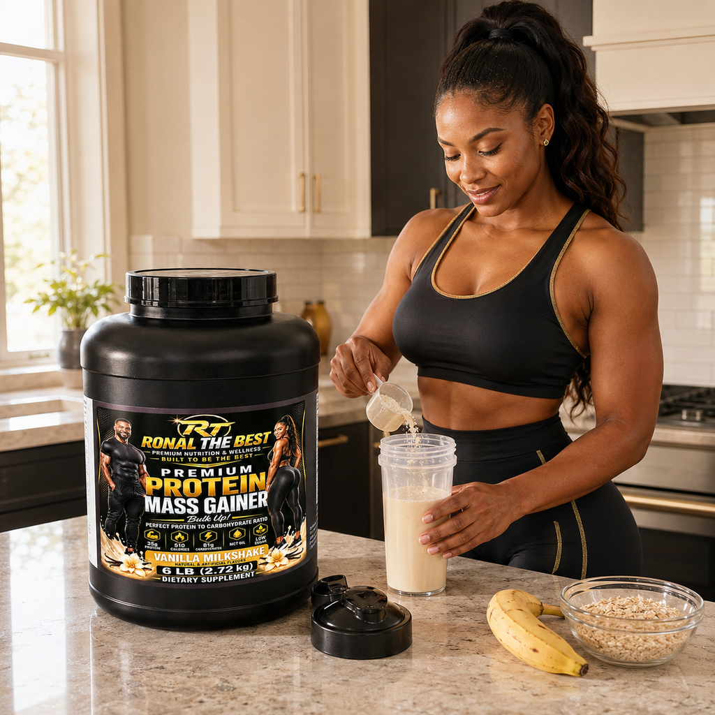 Premium Protein Mass Gainer – Vanilla Milkshake – 6 LB