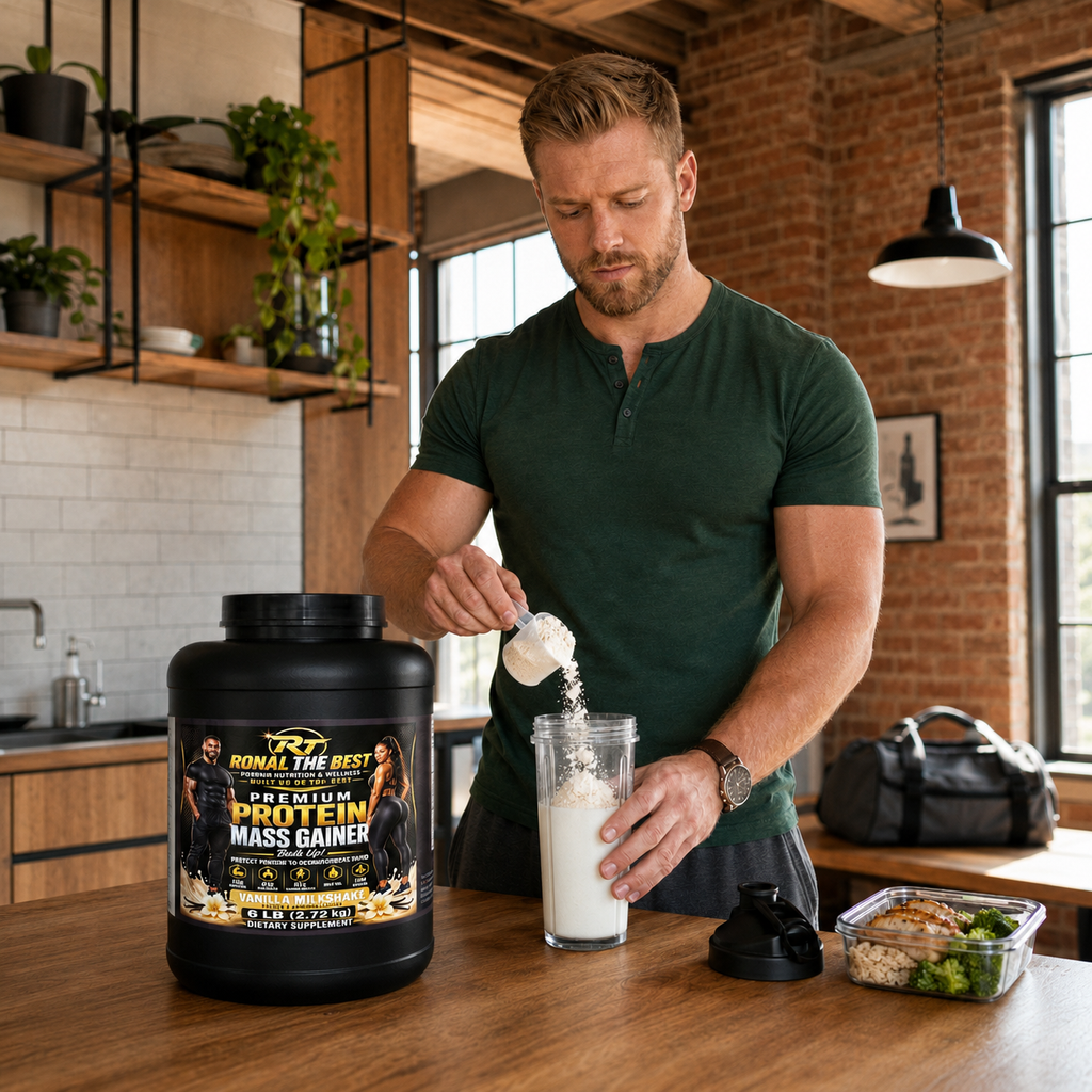 Premium Protein Mass Gainer – Vanilla Milkshake – 6 LB