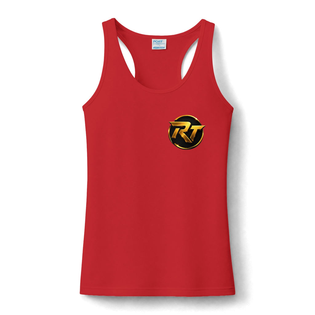 Gold RT Logo Tank | Women's Racerback Tank Top