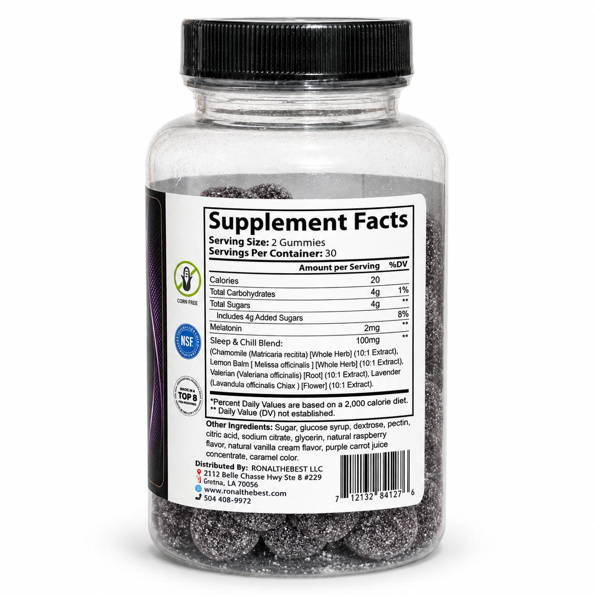 Sleep Well Gummies – Natural Sleep Aid – 60 Gummies