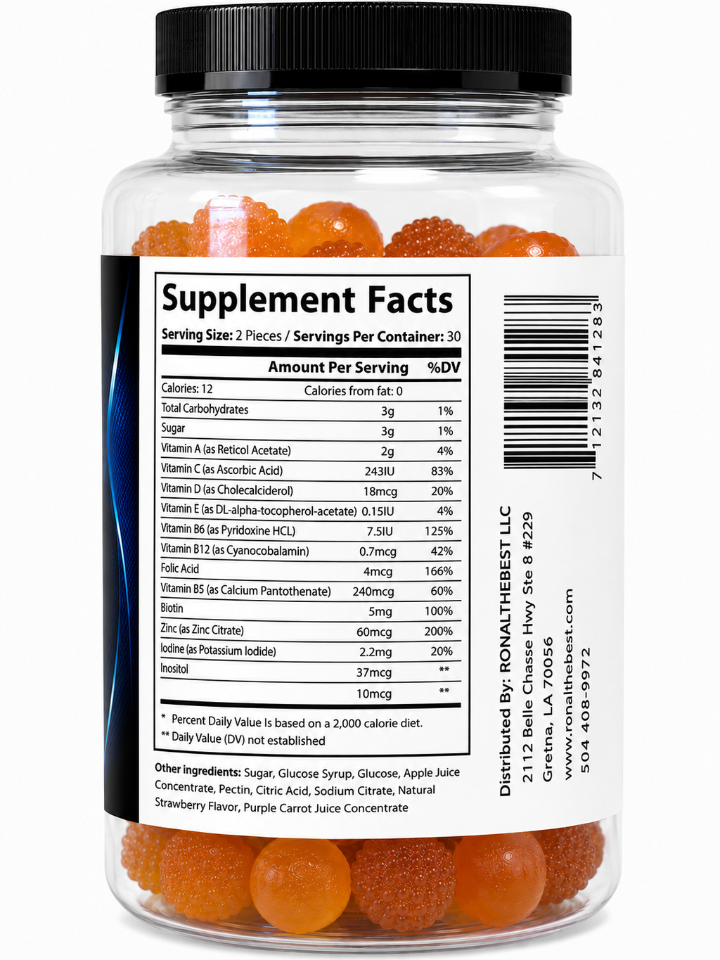 Multivitamin Gummies for Adults – 60 Gummies