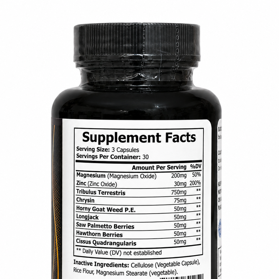Ultra Test – Natural Testosterone Support – 90 Capsules