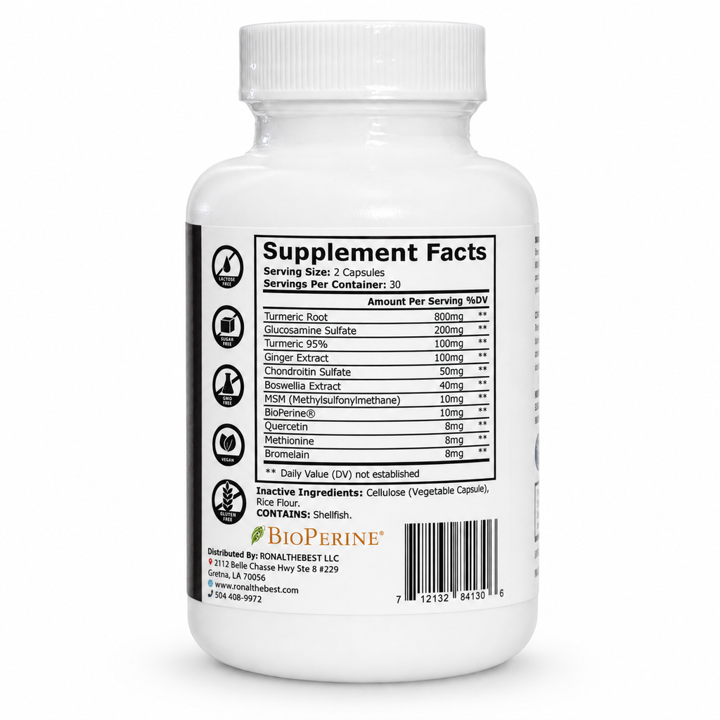 Platinum Turmeric Joint Support Plus – 60 Capsules