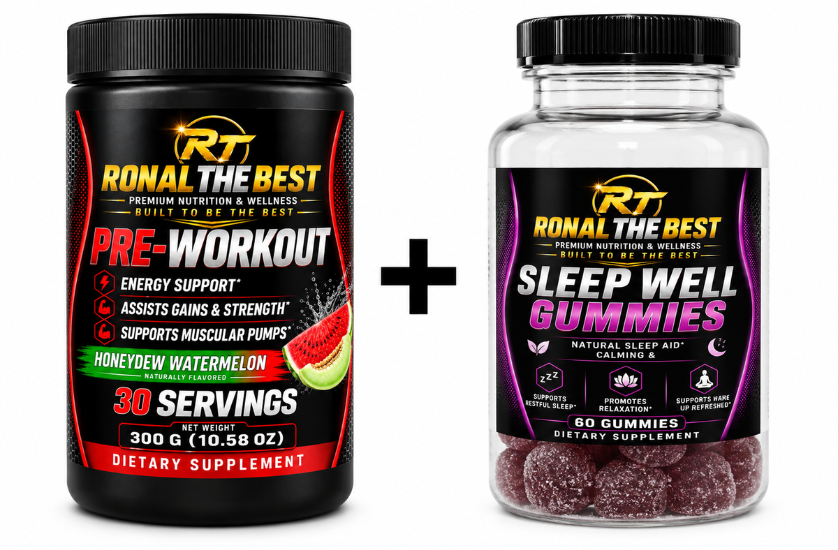 Pre-Workout + Sleep Well Gummies Bundle