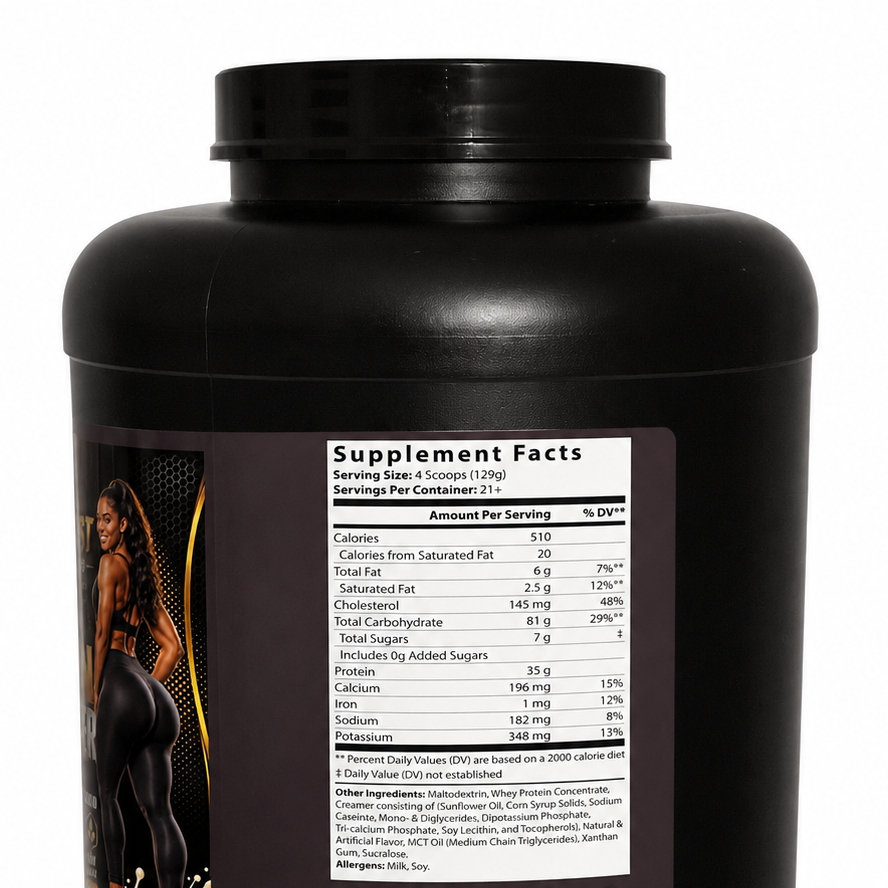 Premium Protein Mass Gainer – Vanilla Milkshake – 6 LB
