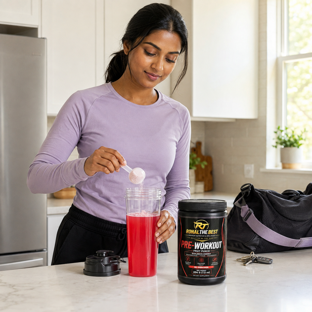 Pre-Workout Fruit Punch – Explosive Energy – 30 Servings