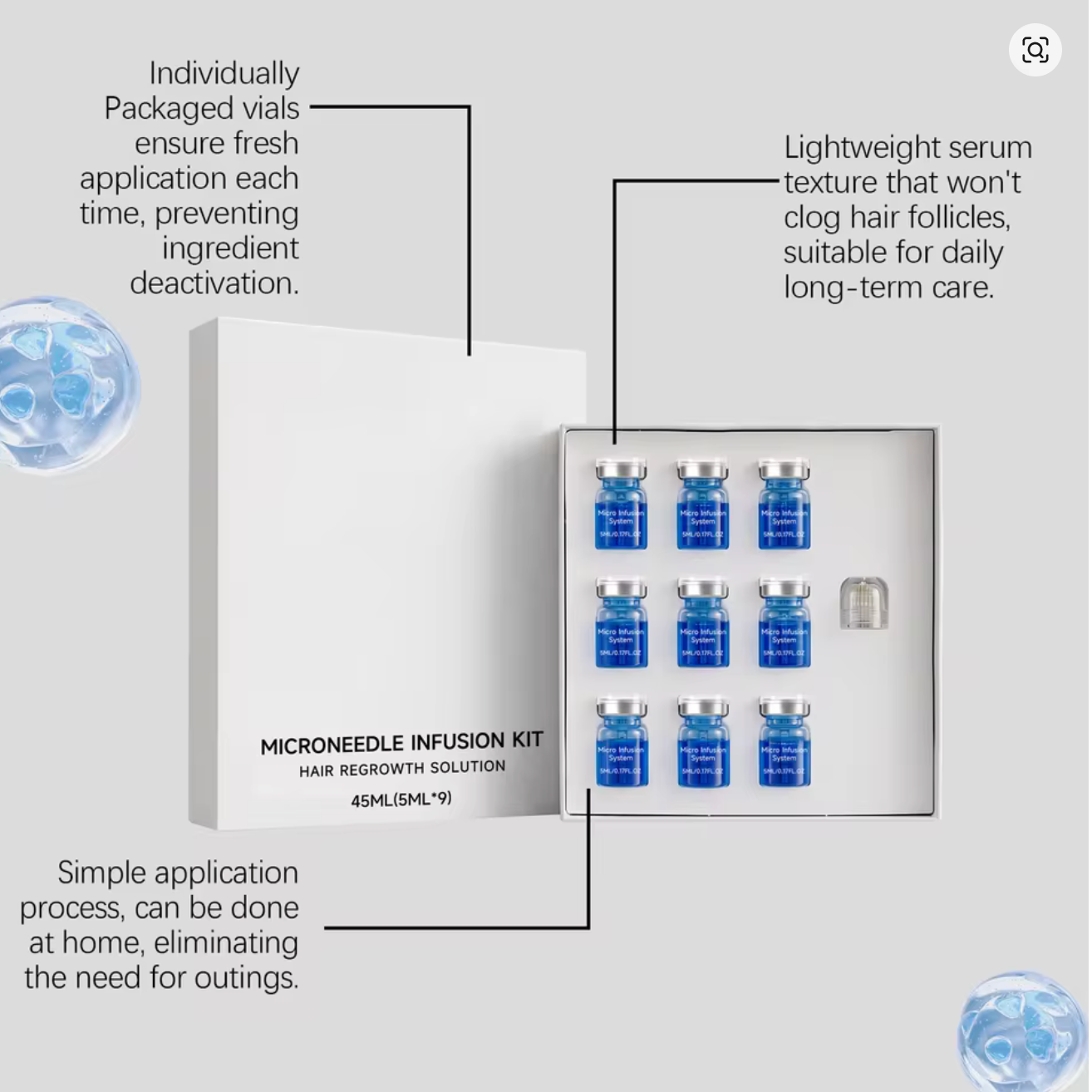 Microneedling Hair &  Scalp Serum Care Kit