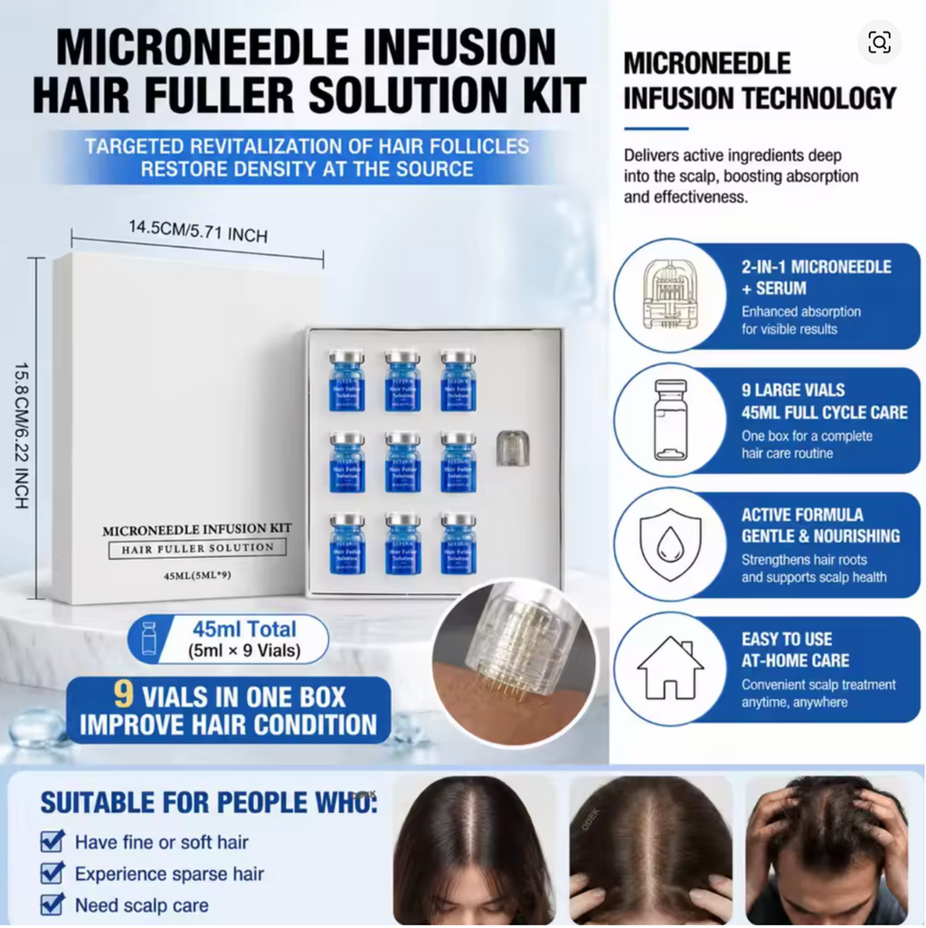 Microneedling Hair &  Scalp Serum Care Kit